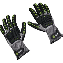Outlet Zeck Cat Landing Gloves (Grey/Black)