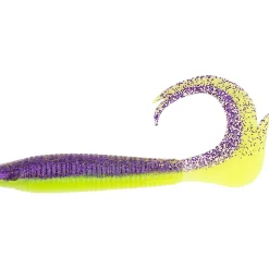 Zeck Gummiköder ·Twister<Drag-Tail (Purple Chatreuse)