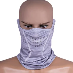 Clearance Zeck UV Neck Gaiter Unisex (Grey Melange)